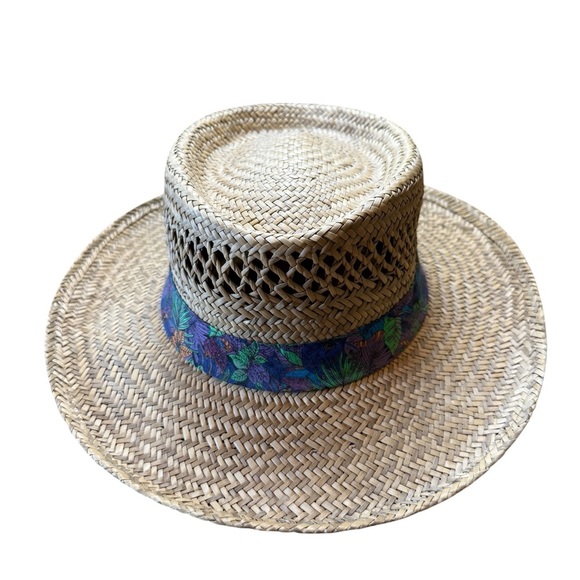 Summer Club Straw Hat Styled in Australia Sun Protection Look At Photos For Size - Picture 1 of 7